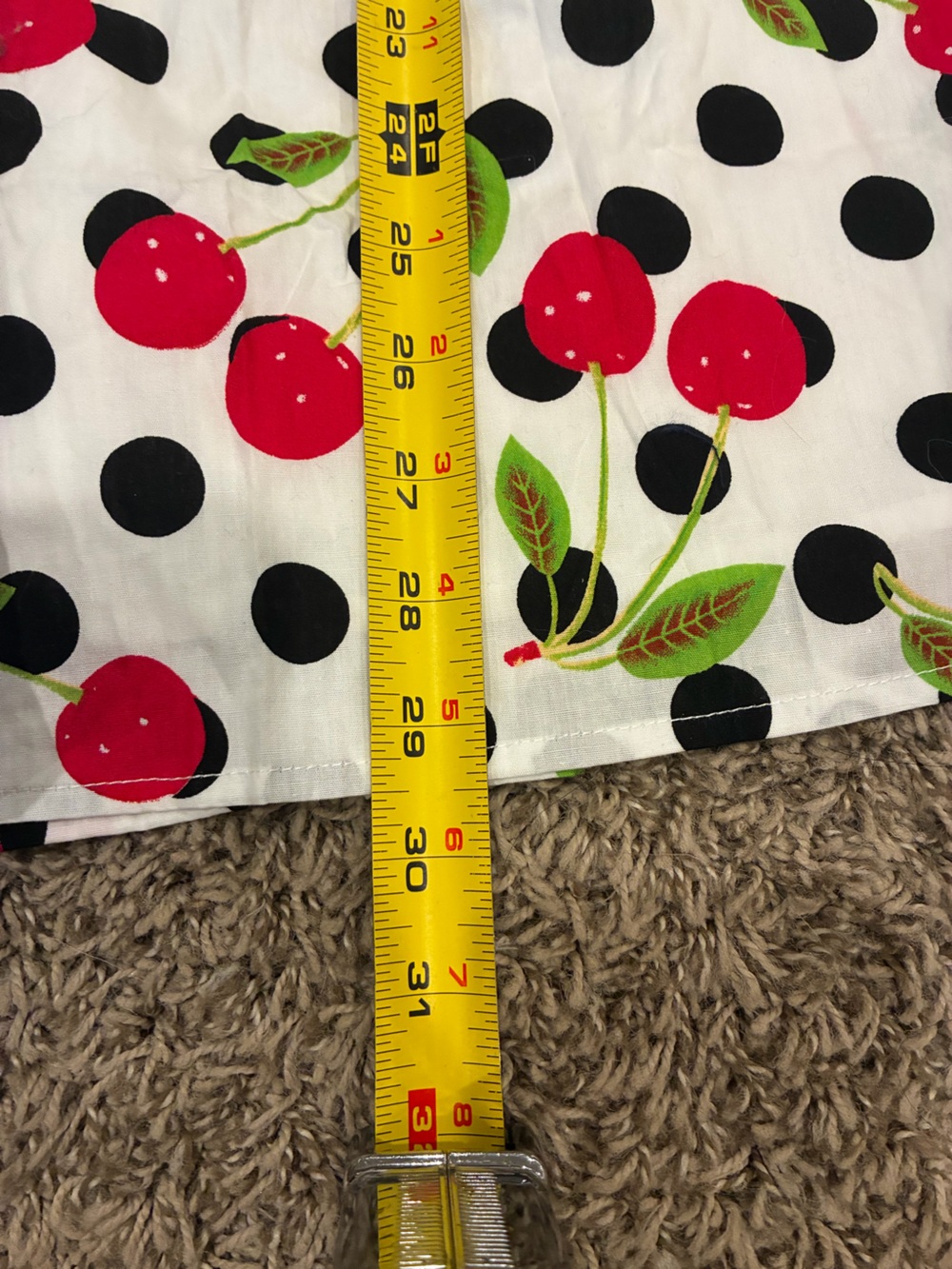 NWT: Tatyana White Cherry Halter Dress 3XL Retro Rockabilly Fit and Flare 3XL - Picture 13 of 15